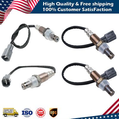 4PCS Downstream+Upstream O2 Oxygen Sensor Pack for Toyota 4Runner 2003-2004