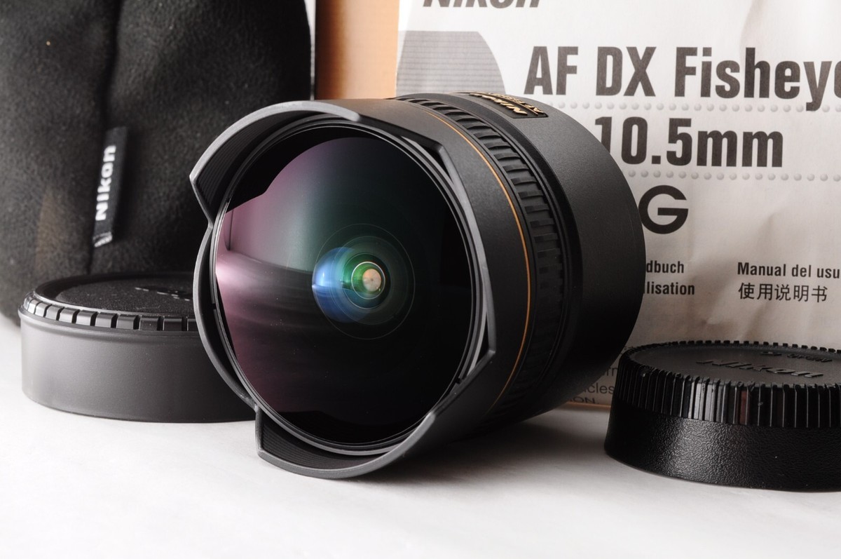 Top Mint In Box Nikon NIKKOR AF 10.5mm f2.8 G ED DX FISHEYE Lens 