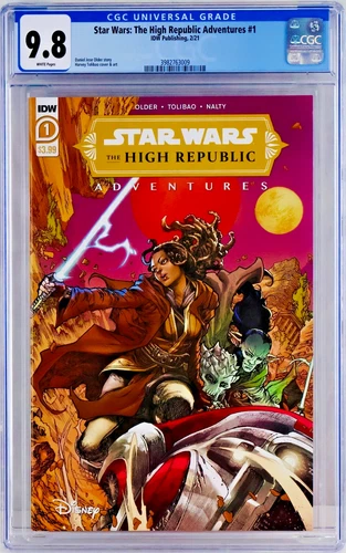 Star Wars: The High Republic Adventures #1 CGC 9.8 White Pages IDW 2021 NM/MT