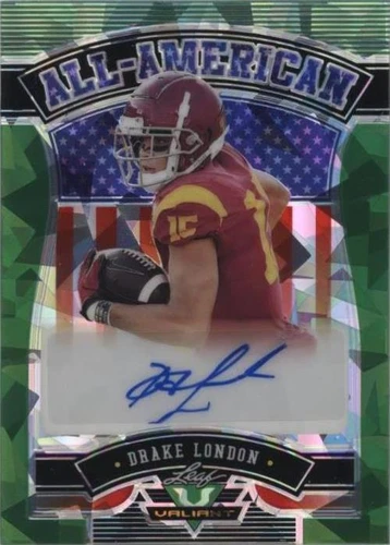 2022 Leaf Valiant Drake London #AA-DL1