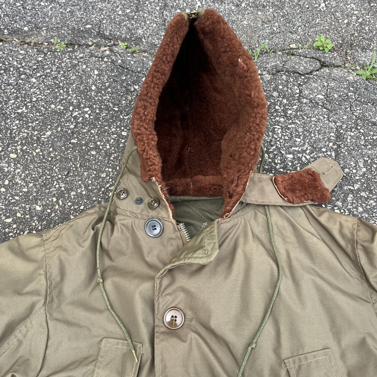 OG VTG WW2 1940s B9 Parka US ARMY AIR FORCE Flight Coat Jacket