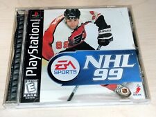 NHL 99 Sony PlayStation PS1 EA Sports Hockey Black Label Complete w/Manual
