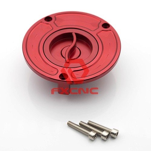 For Monkeybike Z125 Motorcycle Keyless rotation Fuel Tank Gas Cap Cover Aluminum - Picture 11 of 12