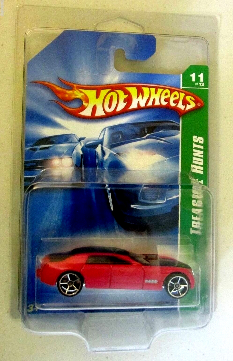 HOT WHEELS 2007 CADILLAC V16 PINK BLACK Die Cast Car w Cover