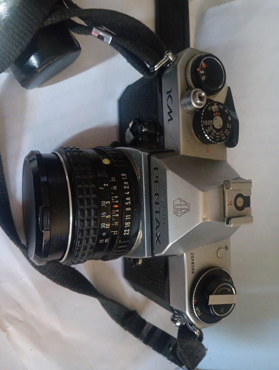 Asahi Pentax KM Camera w/SMC Pentax 1.8 55mm Lens Shutter