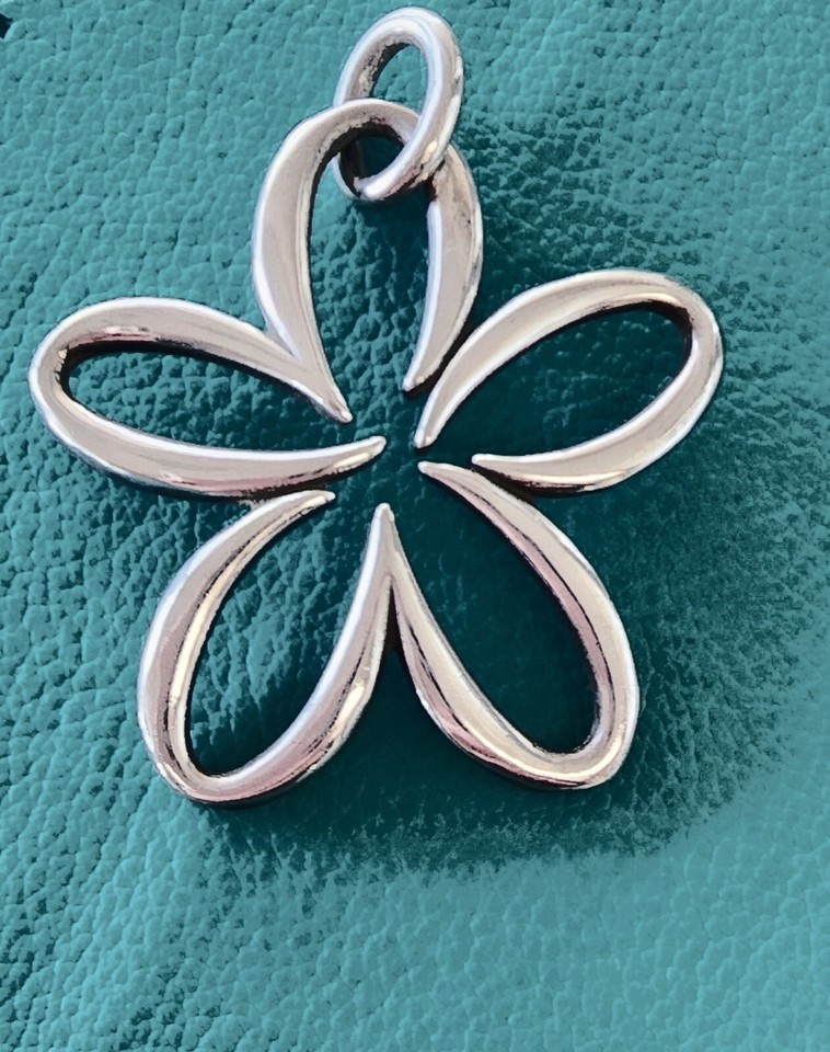 Retired James Avery LARGE Flower Pendant About 1.75" Full Length NEAT ...