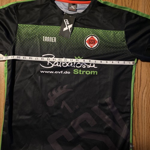 Pro X Goppinger SV Soccer Jersey XL Size Black Green German Team New - Picture 6 of 8