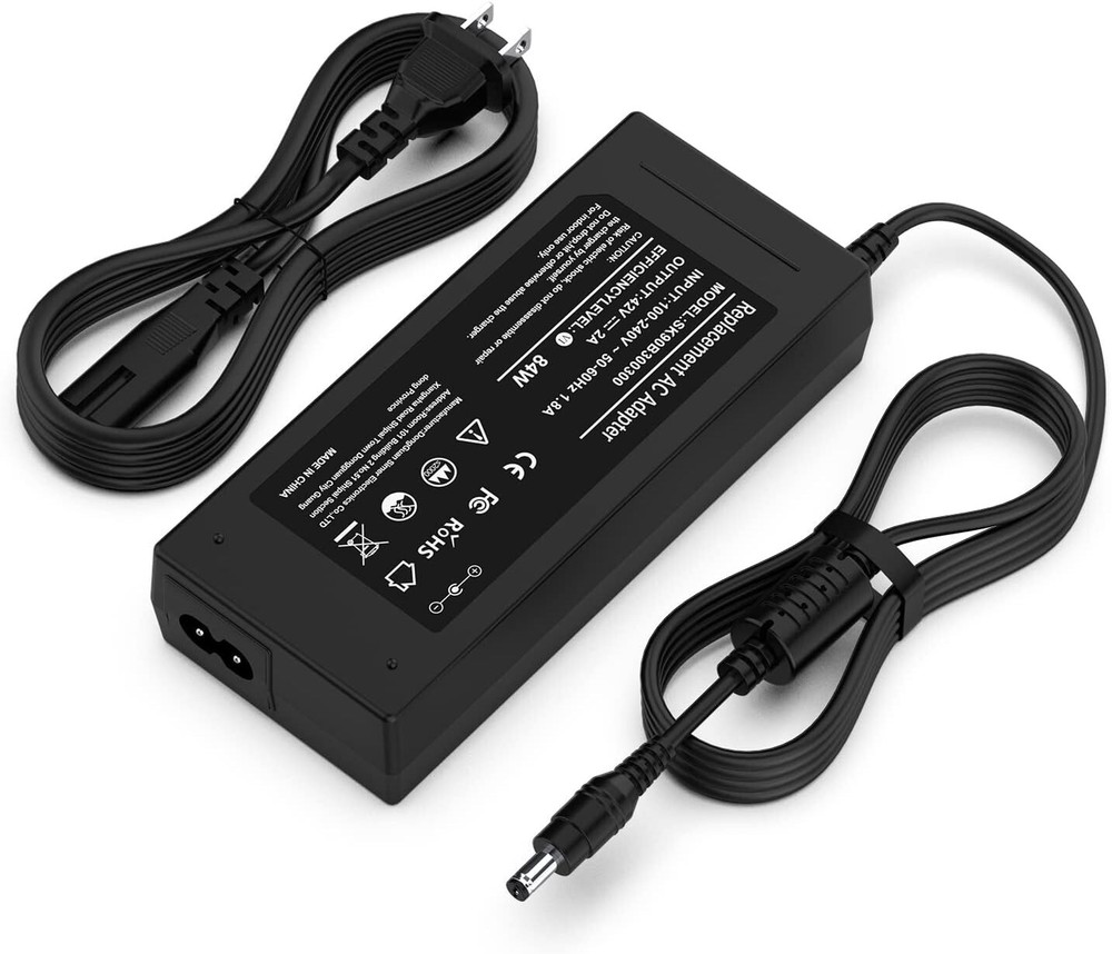 42V 2A Adapter Charger for ANCHEER 20" 250W Bike; 26" 250W/350W Bike