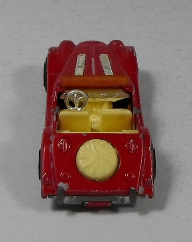 MAJORETTE VTG SERIES 200 #261 MORGAN RED CONVERTIBLE 1:50 3.5'' DIE-CAST TOY CAR - Picture 5 of 11