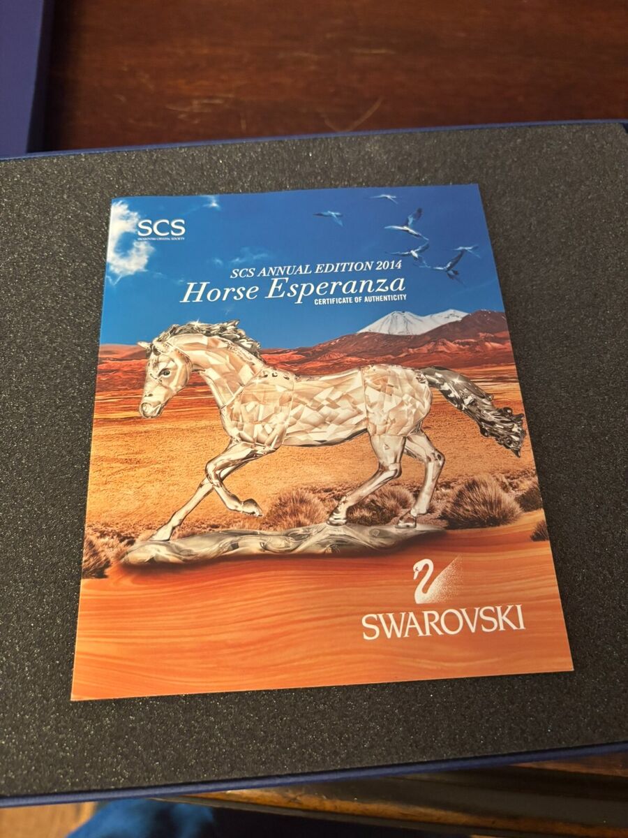 Swarovski Crystal Statue Figurine 2014 Horse Esperanza Swarovski Crystal Statue Figurine 2014 Horse Esperanza