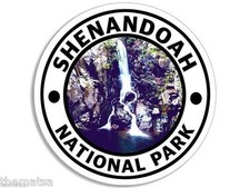 SHENADOAH NATIONAL PARK TOOLBOX CAR HELMET STICKER DECAL 4" MADE IN USA