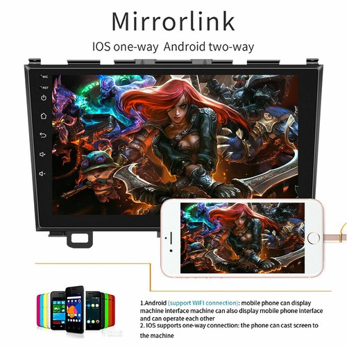 9" Android 11.0 Car Stereo Radio FM Bluetooth GPS WIFI For Honda CRV 2008-2011 - Picture 3 of 10