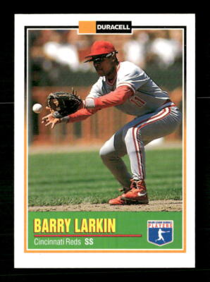 Barry Larkin 1993 Duracell Power Players II #17 Cincinnati Reds MLB Baseball