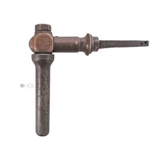 Grande Maniglia per Porta Antico IN Ottone Vecchio di Casa Pomolo 19.8mm 10er Vk