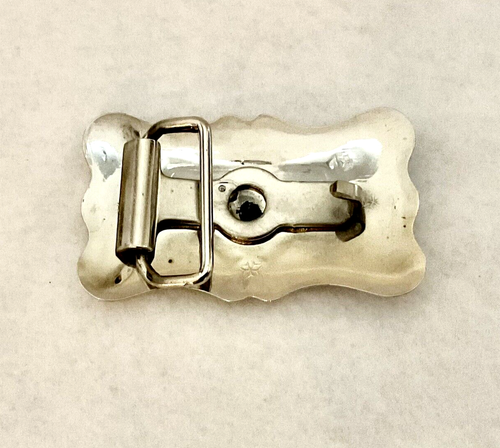 "Silvertone Western Star Wagon fibbia cintura 3"" x 1 1/2" - Foto 2 di 3