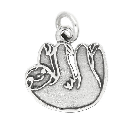 LGU  Sterling Silver Sloth Charm (With Options)