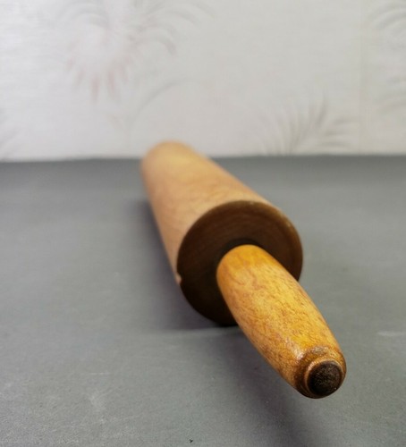 Wood Rolling Pin 17 1/2" Rustic Country 1 3/4" Diameter - Picture 5 of 5