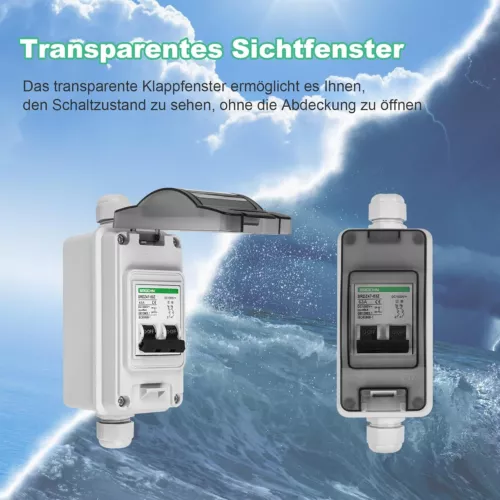 DC 1000V Trennschalter PV Anlage Solar Leitungsschutzschalter Sicherungsautomat