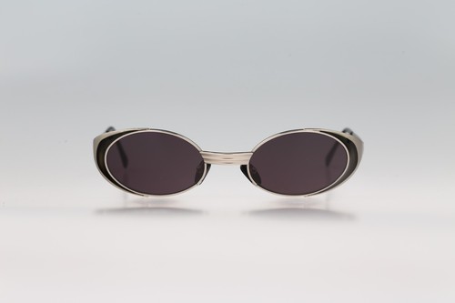 Dolce Vita By Casanova DVS 12 03, Vintage 90s side shields oval sunglasses NOS - Picture 2 of 10