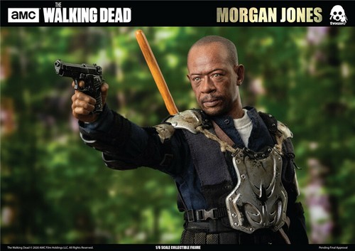 Threezero 1:6th 3Z0099 Walking Dead Morgan Jones 12inch Muñecas de figura de acción masculina - Imagen 11 de 11