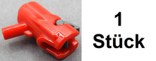 1x LEGO 15391c01 Minifigur Waffe Mini Blaster Abzug Rot+Neu-Dunkelgrau