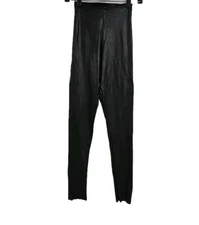 Commando Perfect Control High Rise Faux Leather Leggings Black Women’s Size S