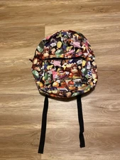 Nintendo Super Mario Kart 16" All-Over Comic Character Backpack pre-owned 
