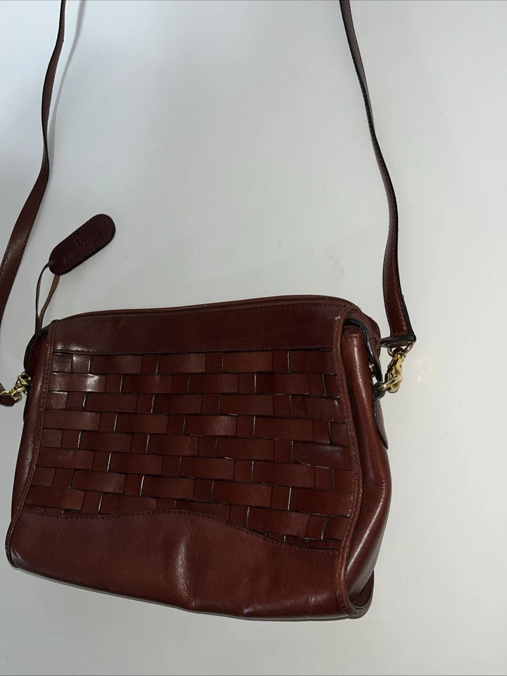Etienne Aigner  Woven Leather  Zipper-Top Shoulder Bag - Image 4 of 4