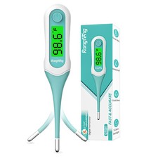 8 Second Digital Oral Thermometer, Fast Reading Thermometer 5.31 Inch, Green