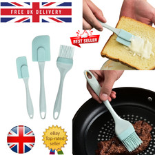 Silicone Spatula Set Baking Scraper Oil Brush Non-Stick Cake Pastry Kitchen Tool