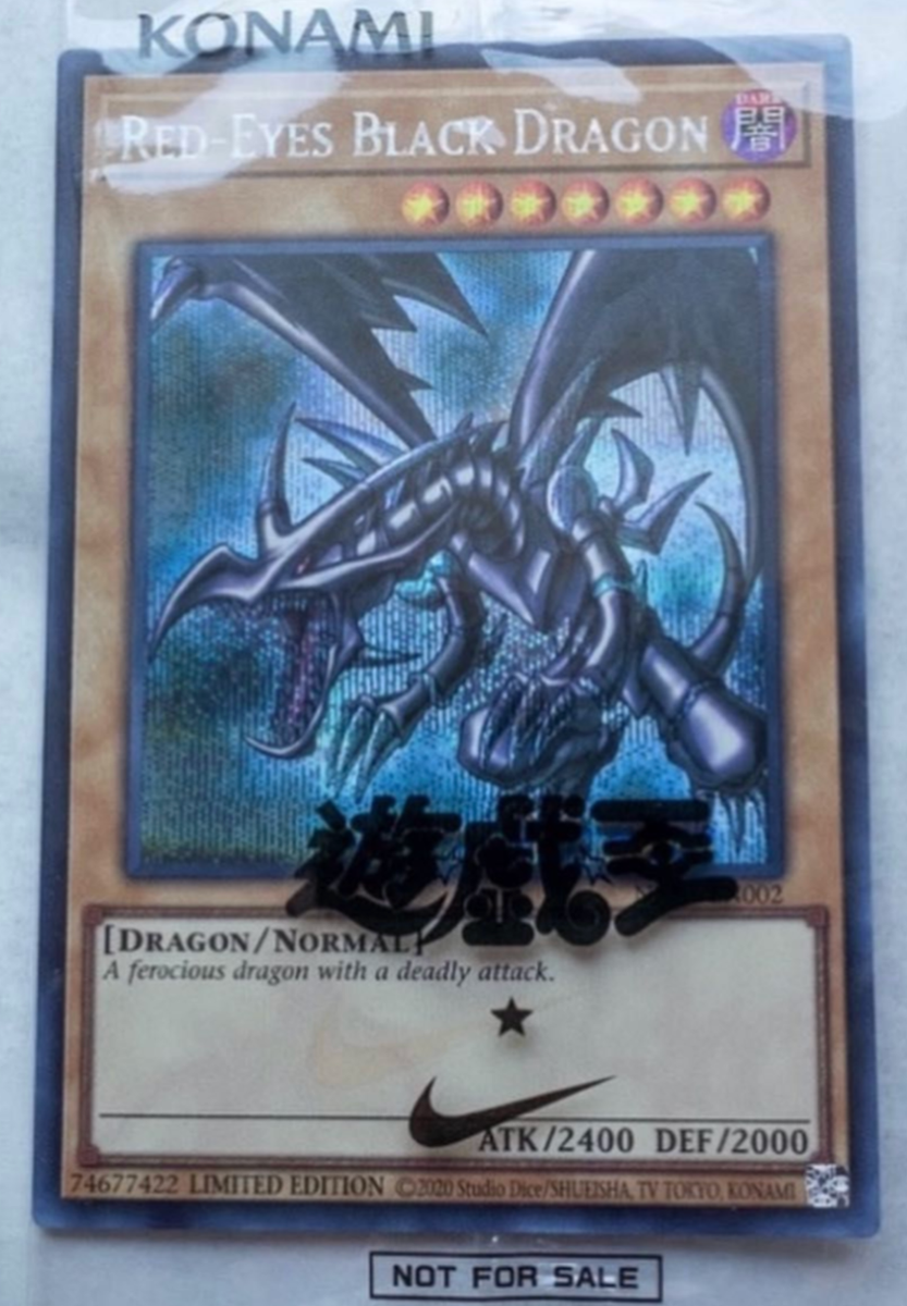 匿名配送★RED-EYES BLACK DRAGON NIKE YU-GI-OH First look at the Yu-Gi-Oh! x Nike “Red-Eyes Black Dragon