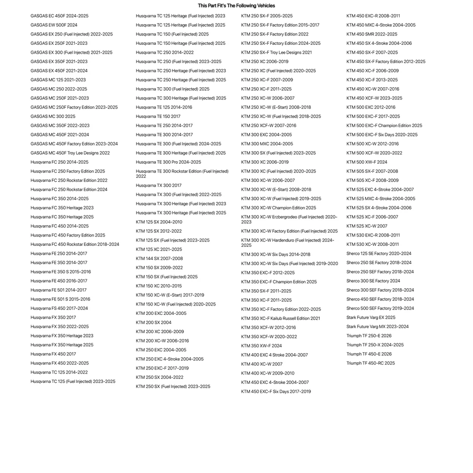 Tapa depósito freno trasero Works Connection roja para KTM 150 SX 2009-2022 Foto 3 de 3