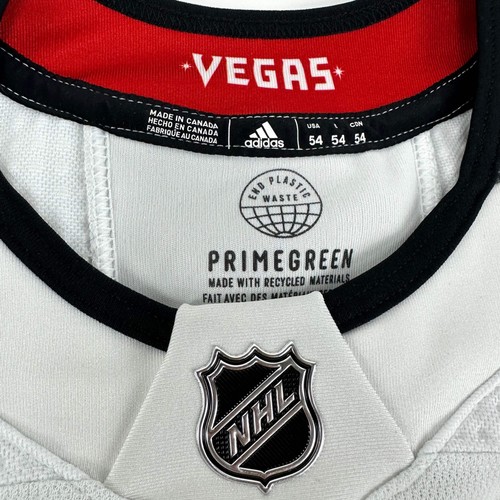 Brand New Away White Primegreen Vegas Golden Knights MIC Made in Canada Blank Ga - Picture 4 of 8