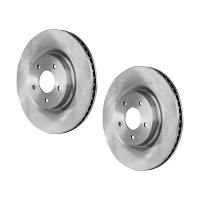 For Infiniti Q50 2014-2023 Brake Discs | Front | 2-Wheel Set | Cast Iron Natural