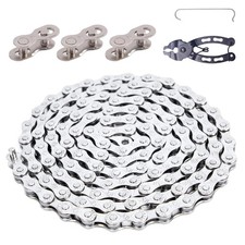 Bike Chain, 6/7/8 Speed Chain 116 Links (1/2x3/32"),Anti-Rust Bike Chain,Bicycle