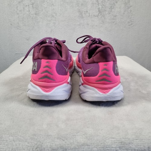 Hoka Clifton 8 Laufschuhe Damen UK 8,5 lila gepolsterte Turnschuhe - Bild 9 von 10