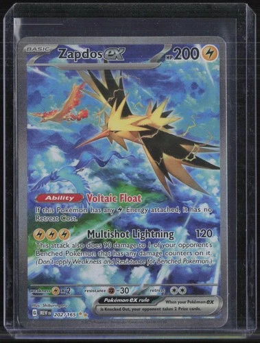 2023 Pokemon MEW EN Special Illustration Rare #202 Zapdos ex