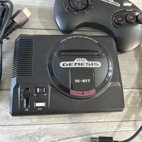 SEGA Genesis Mini Classic Home Game Console Bundle Black Hi D Graphics Mk-16000