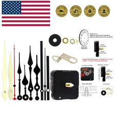 12888 Quartz DIY Wall Clock Movement Mechanism Repair Parts Replacement Kit S...