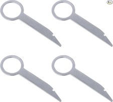 2 Pairs 4pcs Stereo Removal Tools Key Replacement. Radio Car Radio Removal Too