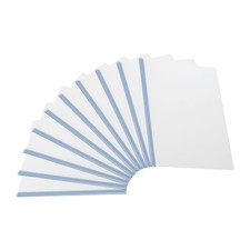 File Covers with 8 mm Slide Grip Binding Bar, 10 Pcs 50 Sheets Capacity, Blue