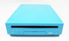 Nintendo Wii Teal Blue System Bundle - Latest Edition - Discounted
