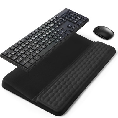 Wrist Rest with Keyboard Stand, Ergonomic Keyboard Riser Holder with Memory F...