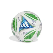 Adidas MLS Size 1 Mini Club Sports Ball - White: Butyl Bladder TPU Shell