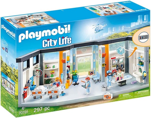 Playmobil City Life 70191 Krankenhauspflanze Set 297 Teile-image