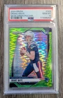Drake Maye NE Patriots (RC) 2024 Panini Prizm Neon Green Pulsar #329 PSA 10
