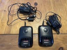 Pair Of Motorola WPLN4226A IMPRES Rapid Chargers With Power Supplies