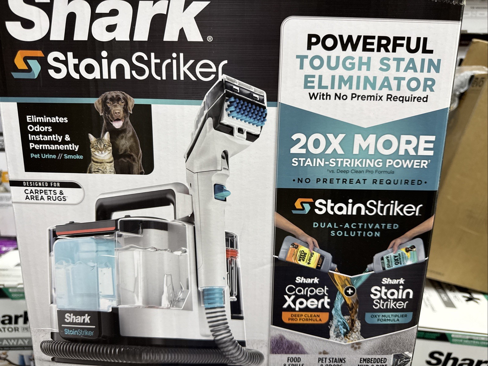 shark stain striker portable