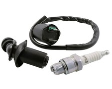 Ignition coil + spark plug + spark plug connector Peugeot Speedfight 1 / 2 Vivacity Buxy