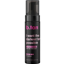 Ultra Dark Self Tanner Mousse  I Want the Darkest Tan Possible - Fast, 1 Hour E